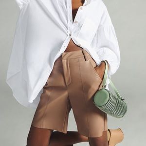 Matt & Nat High-Waisted Vegan Leather Shorts